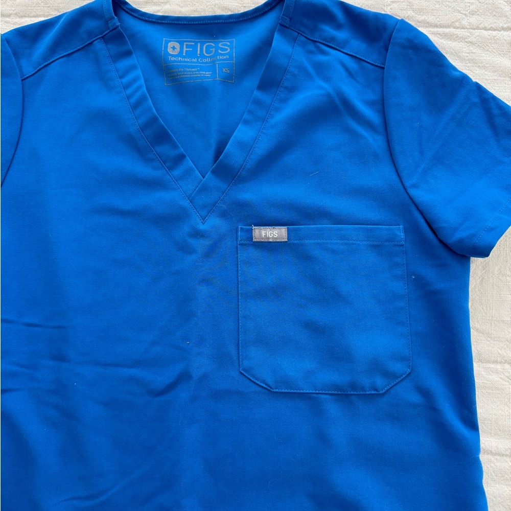 FIGS Scrubs Set XS Royal Blue